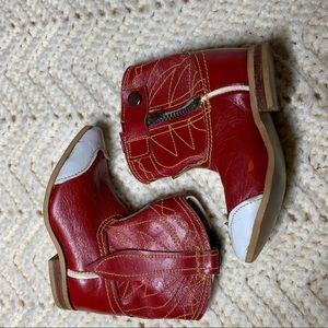 Vintage Red Cowboy Boots